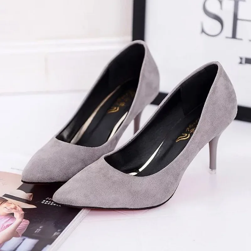 Large Size Women's Pumps Pointed Toe Patent Leather High Heels Dress Shoes White Wedding Shoes Thin Heels Basic Pumps Red