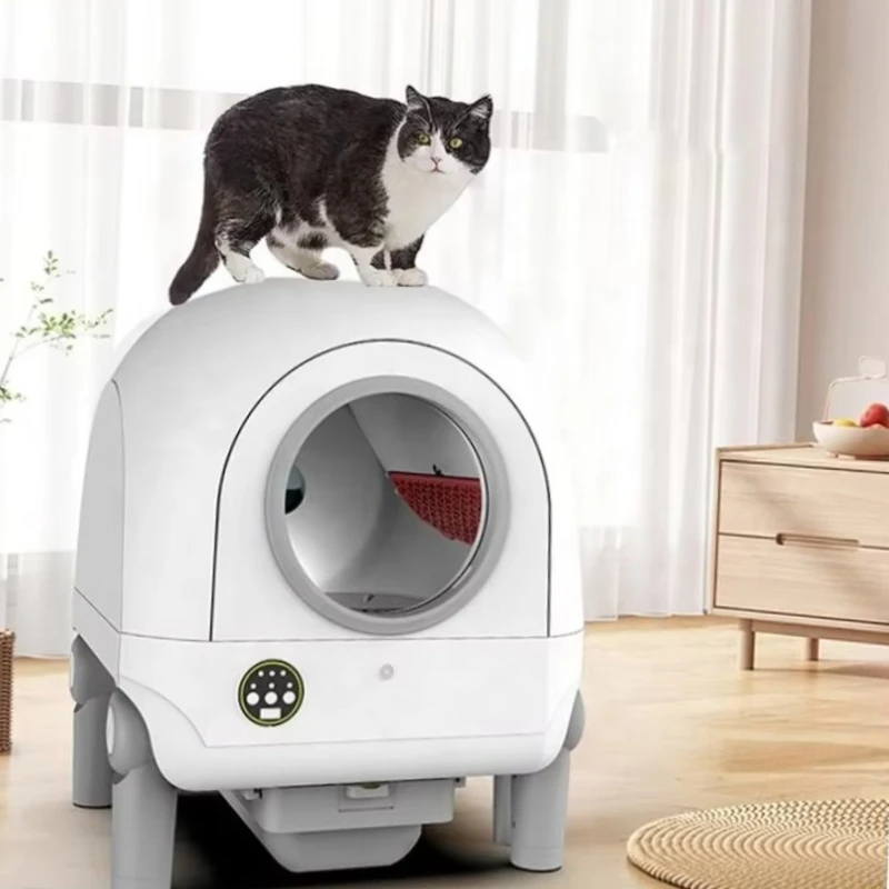 

Intelligent Automatic Cat Litter Box APP Control Self-Cleaning Feature Furniture Style Camera Cat Toilet New Smart Accessory