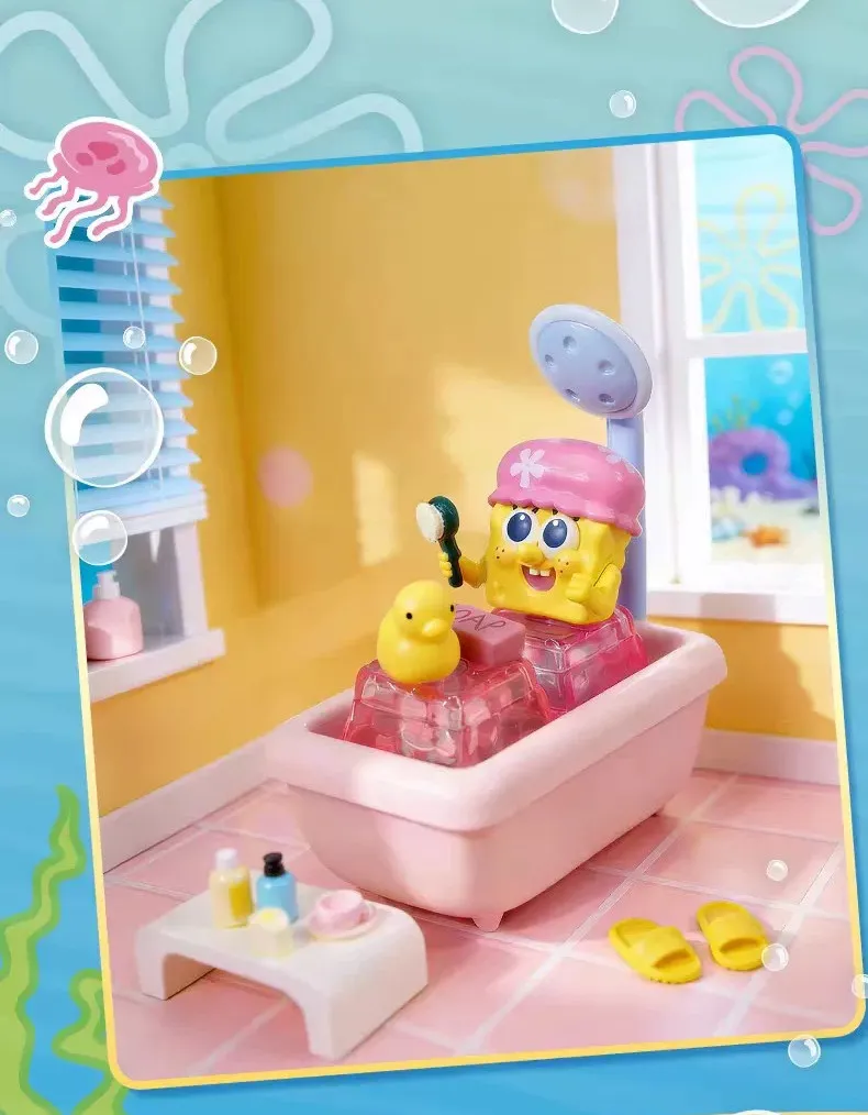 Original Spongebob-Schlüsselanhänger-Merchandise, filmthemenbezogene Plüschfiguren und Überraschungsboxen von Herr Krabs und Thaddäus. – Detail 6