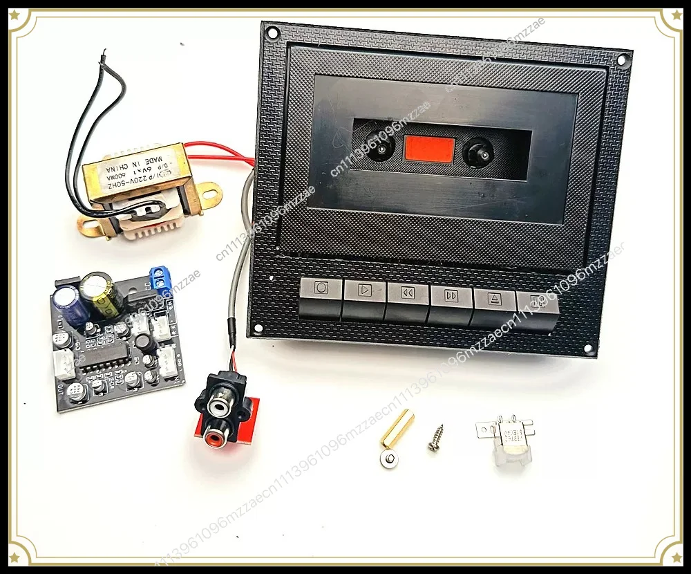 TA7668 Stereo Tape Recorder Head Front Amplification Board DIY Kit, Card Base Recorder