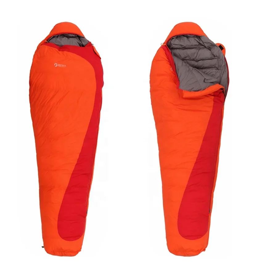 Heavy  Thermal Down Sleeping Bag By Outdoor Vital For Backpacking Camping Mountaineering