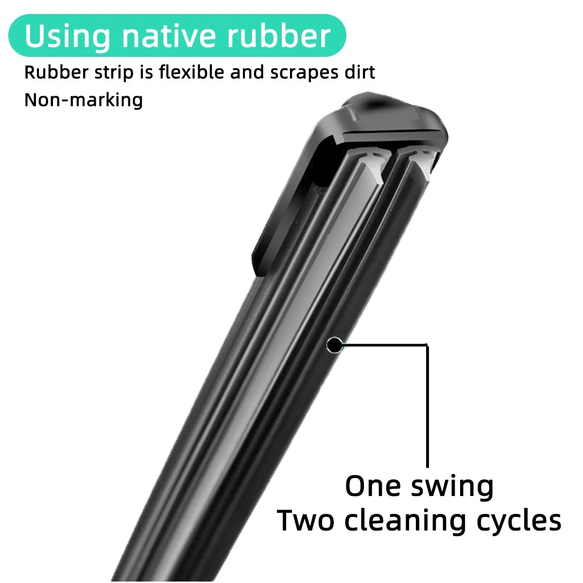 For BMW 8 Series M8 M850I G14 G15 G16 2018 2019 2020 2021 2022 2023  Red Car Wipers Double Rubber Windshield Wiper Blade