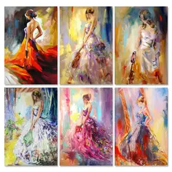 Gatyztory Wolf Painting By Number Figure Painting By Number Kits Women Wall Art Coloring Picture By Numbers For Home Decors