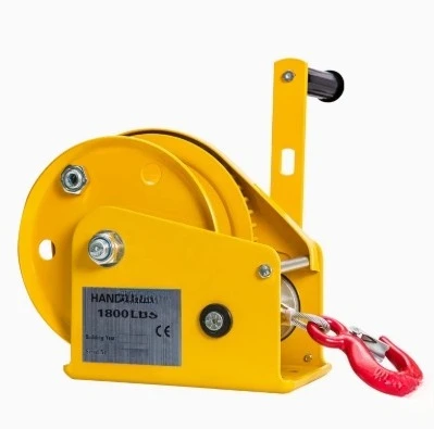 

Portable hand winch Two-way self-locking winch Automatic brake Manual winch Tractor