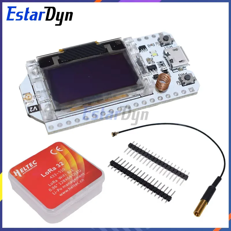 SX1276 ESP32 LoRa 868MHz-915MHz 0.96 بوصة شاشة OLED زرقاء بلوتوث WIFI Kit 32 لوحة تطوير