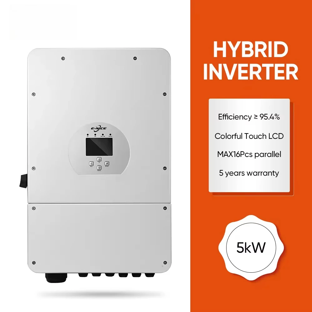 E-Nice hot sale complete solar energy storage system 3KW 5KW 10KW using hybrid solar panel power generation kit