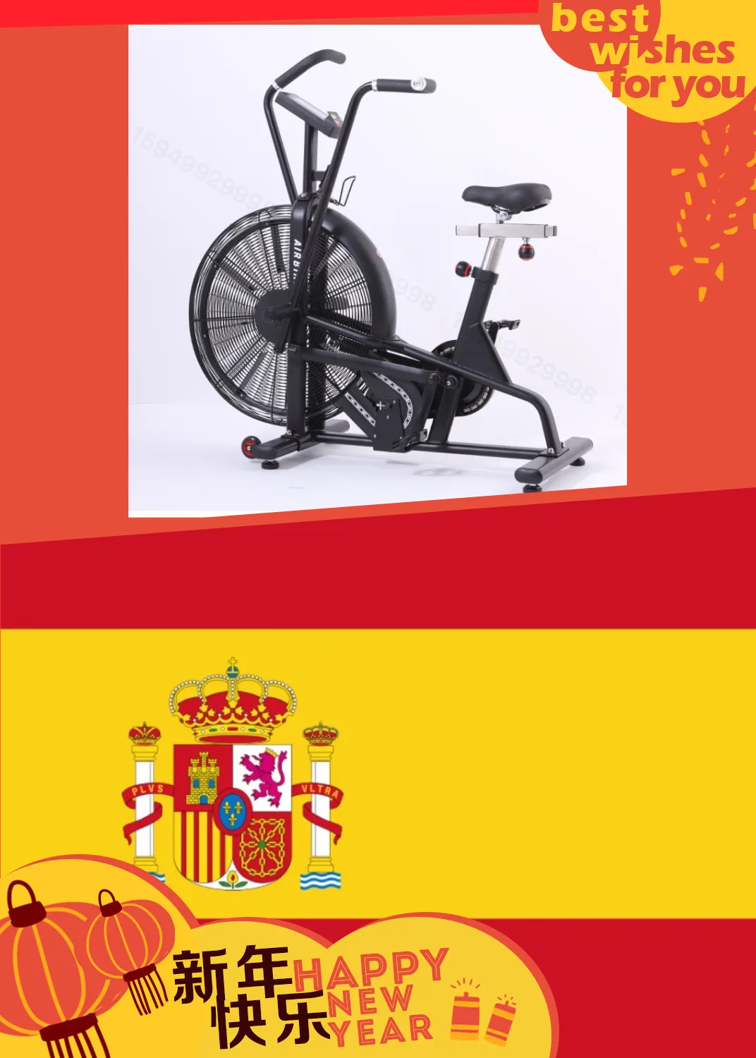 

Продажа спортивных велосипедов SRJOINFIT OEM, воздухостойкий велосипед, домашнее оборудование