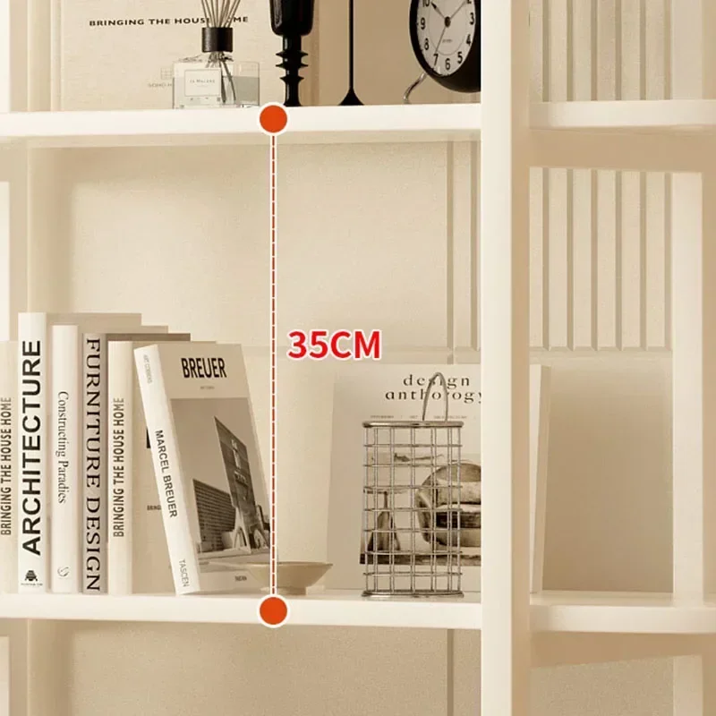 Nordic Bookcases Display Storage Shelves Minimalist Living Room Bookshelf White Organizer Estante Para Livros Room Furniture