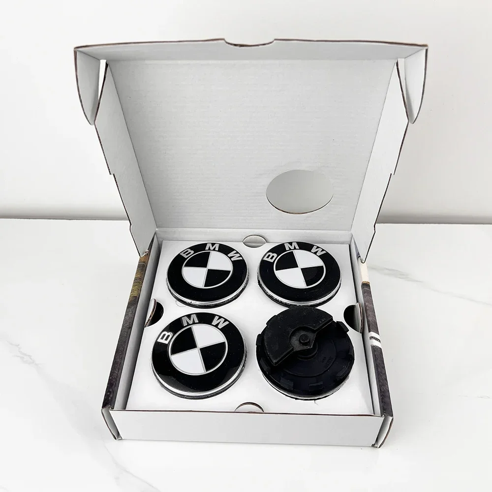 

4Pcs For Bmw 50th Anniversary E36 F20 E46 E39 E38 E90 E60 E87 E34 E53 X3 X5 X6 M2 Floating 68mm 56MM Car Wheel Hub Center Cap