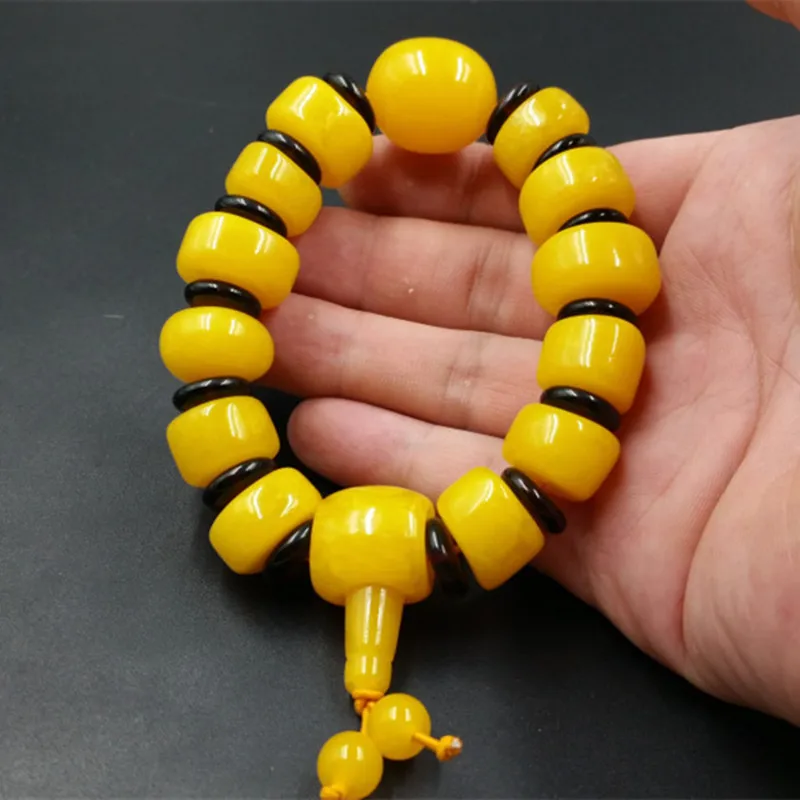 

High end exquisite fluorescent abacus , old bucket rice bead bracelet, manufacturer direct sales