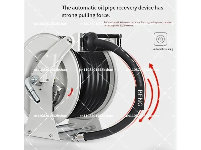 Automatic Telescopic Reel for Refueling, Spraying & Watering - Heavy Duty Retractable Hose Reel
