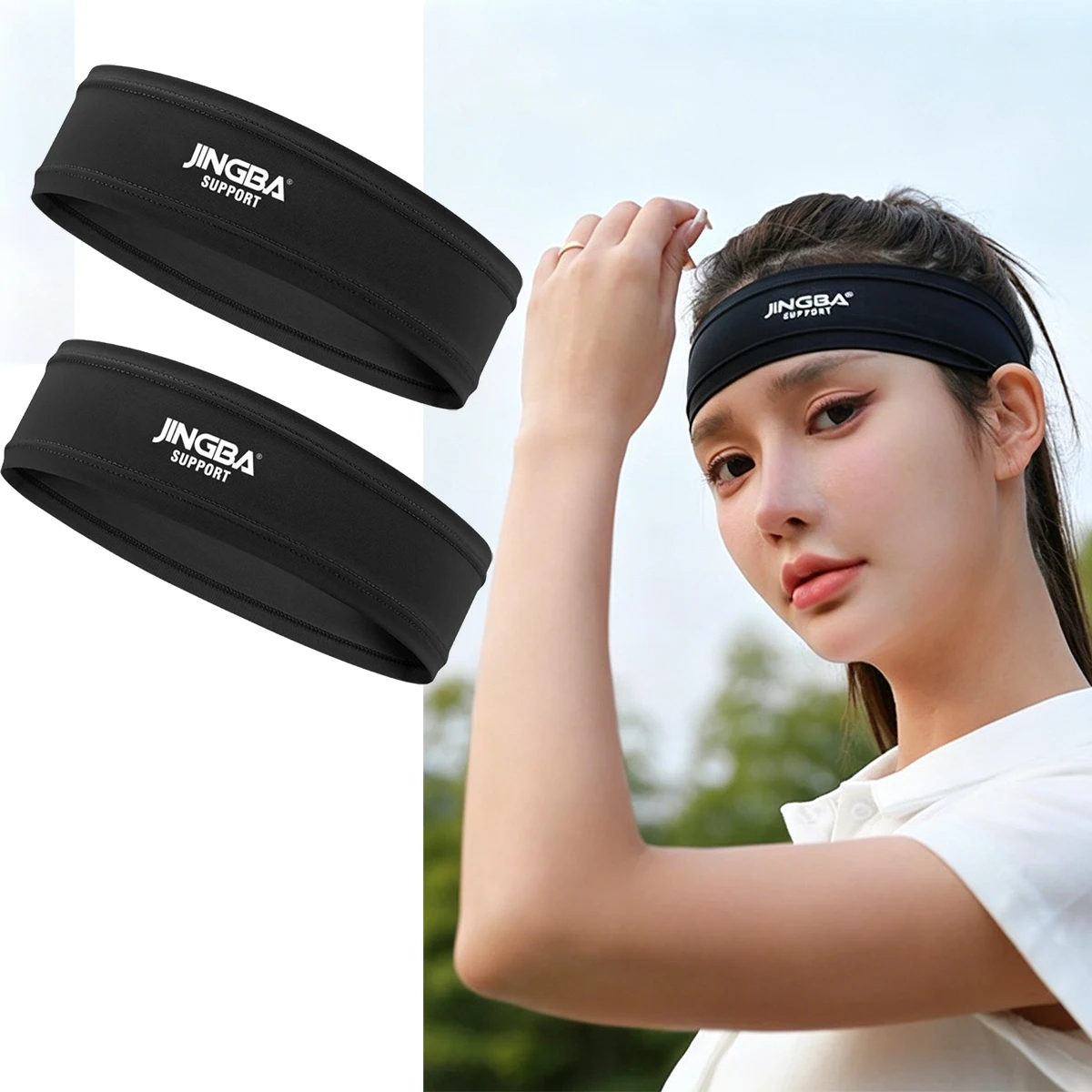Summer Headband Sweatband for Men and Women, Unisex Sports Sweatband for Workout, Football, Running, Yoga Lightweight Quick Dry