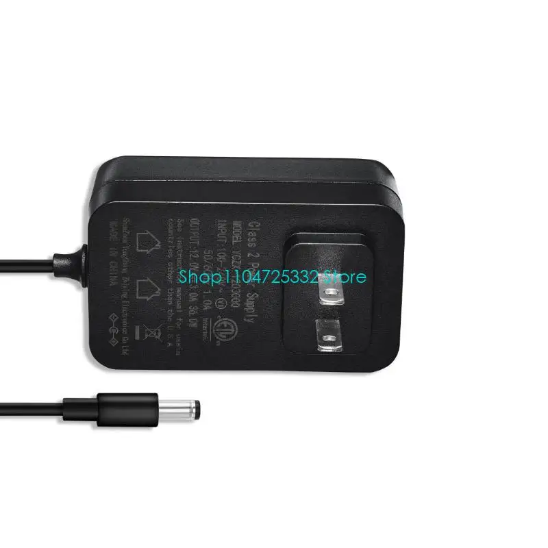 P5EA 12V3A/24V1.5A Power Supply Adapter US Plug Fireproof Housing Stable Voltages Output for LED Lights Tool Networking Device