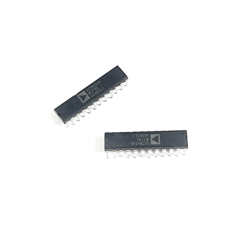 AD7840JN (5pieces) DAC 14-Bit Single Voltage Output Parallel/Serial 24-DIP IC ,Original In Stock