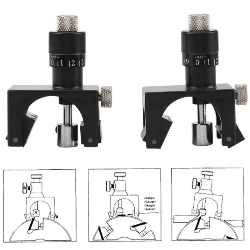 2Pcs Adjustment Wood Planer/Jointer Knife Setting Jig Magnetic Planer Blade Setting Jig Gauge Carpentry Woodworking Tools