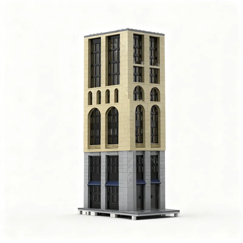 2416pcs MOC Modular Streetscape Probe S New York Highrise Office Model Building Blocks Architecture Brick Christmas Gift Toy