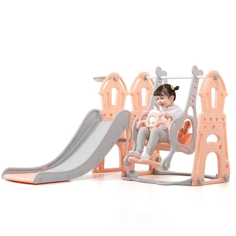 Children's Slide Swing Combination Home Baby Amusement Park Multifunctional Toy Castle Climbing