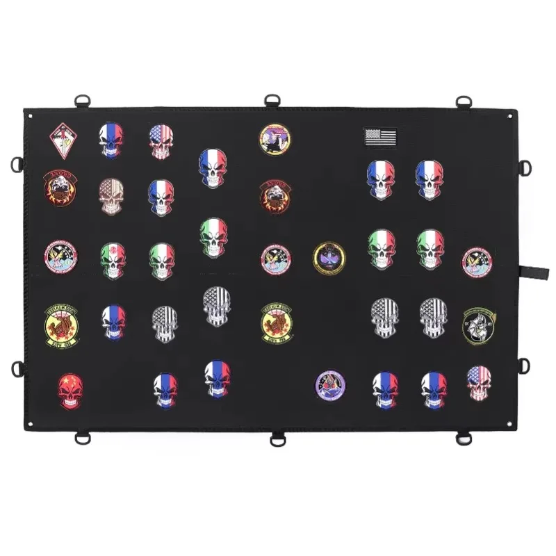 Tactical Patch Display Board Patch Holder Folding Mat Foldable DIY Badge Paste Pad Patches Tool Organizer