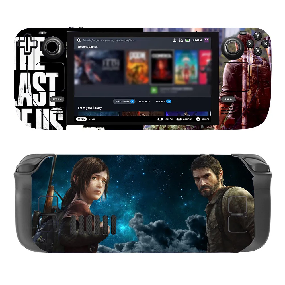 The Last Of Us Style Vinyl Sticker For Steam Deck Console Protector Game Accessories Skin Sticker