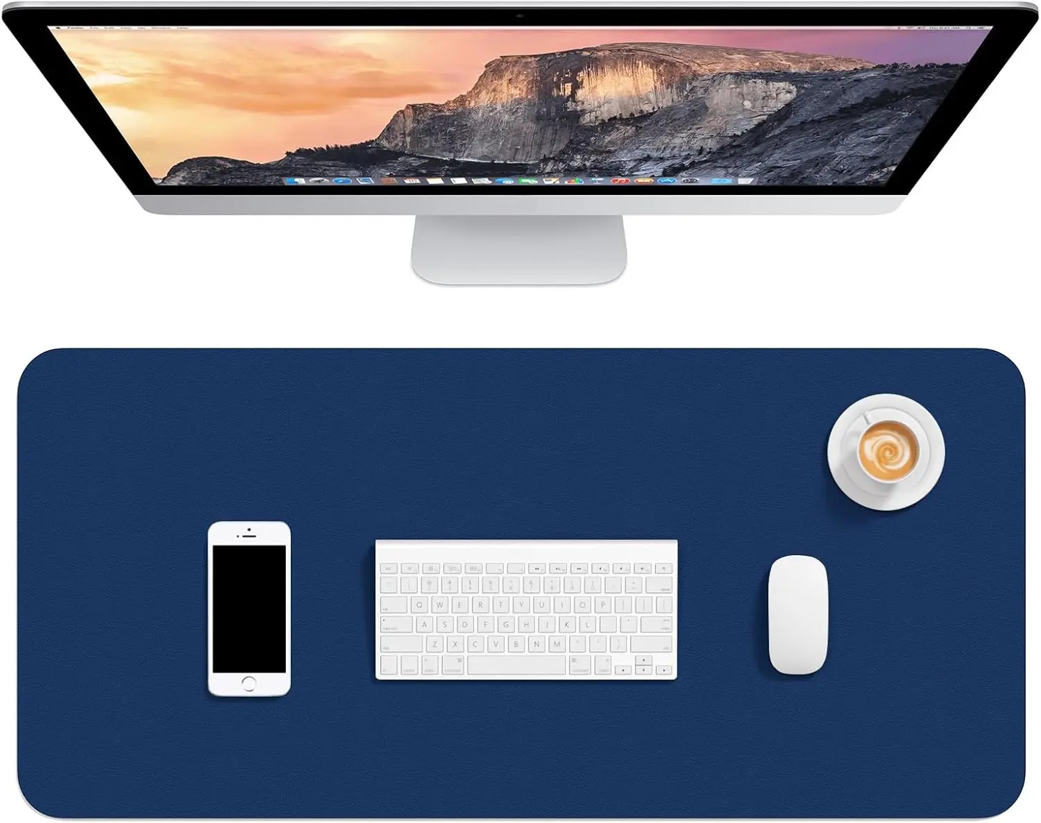 

Leather Desk Pad Protector, Mouse Pad, Office Mat, Non-Slip PU Leather Blotter, Waterproof Writing Pad for Home，Laptop Desk Pad