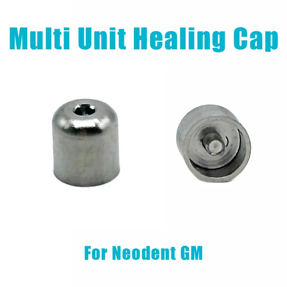 10pcs Dental Multi Unit Healing Cap for Neodent GM System Titanium Abutment Protective Screw Cap Dentist Laboratory Tools