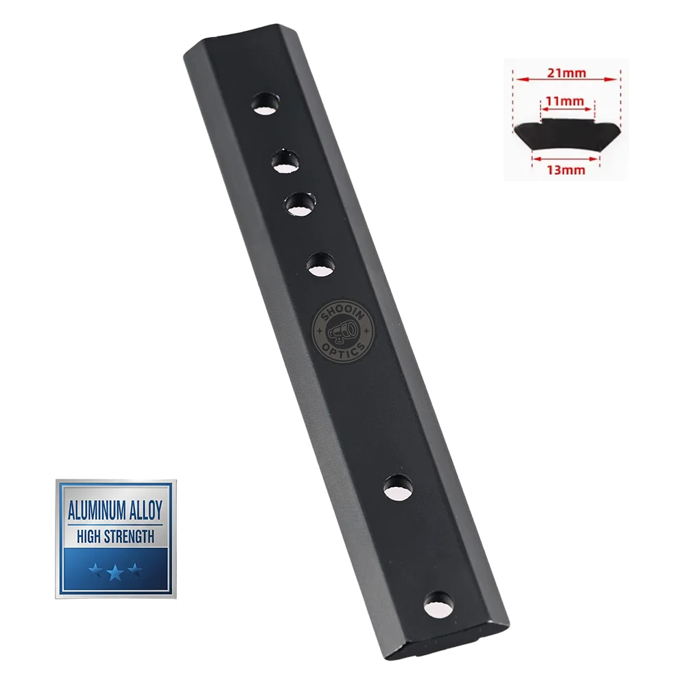 Memberitahu optik 11MM dasar MOUNT baja untuk lingkup penglihatan titik merah