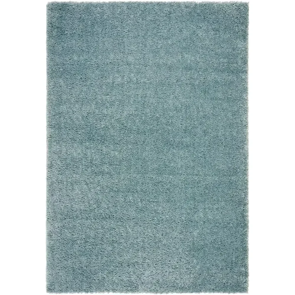 X-Large Aqua Solid Area Rug - 12' x 15', 1.2 Thick, Non-Shedding & Easy Care, Ideal for High Traffic Living Spaces