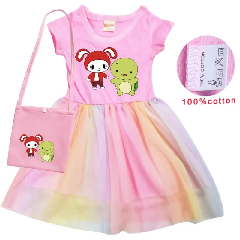 Vestidos de dibujos animados JJ Mikey Maizen para niñas, ropa de casa Maizen JJ para niños, disfraz de Cosplay, bolso de vestir informal con mangas voladoras para niños