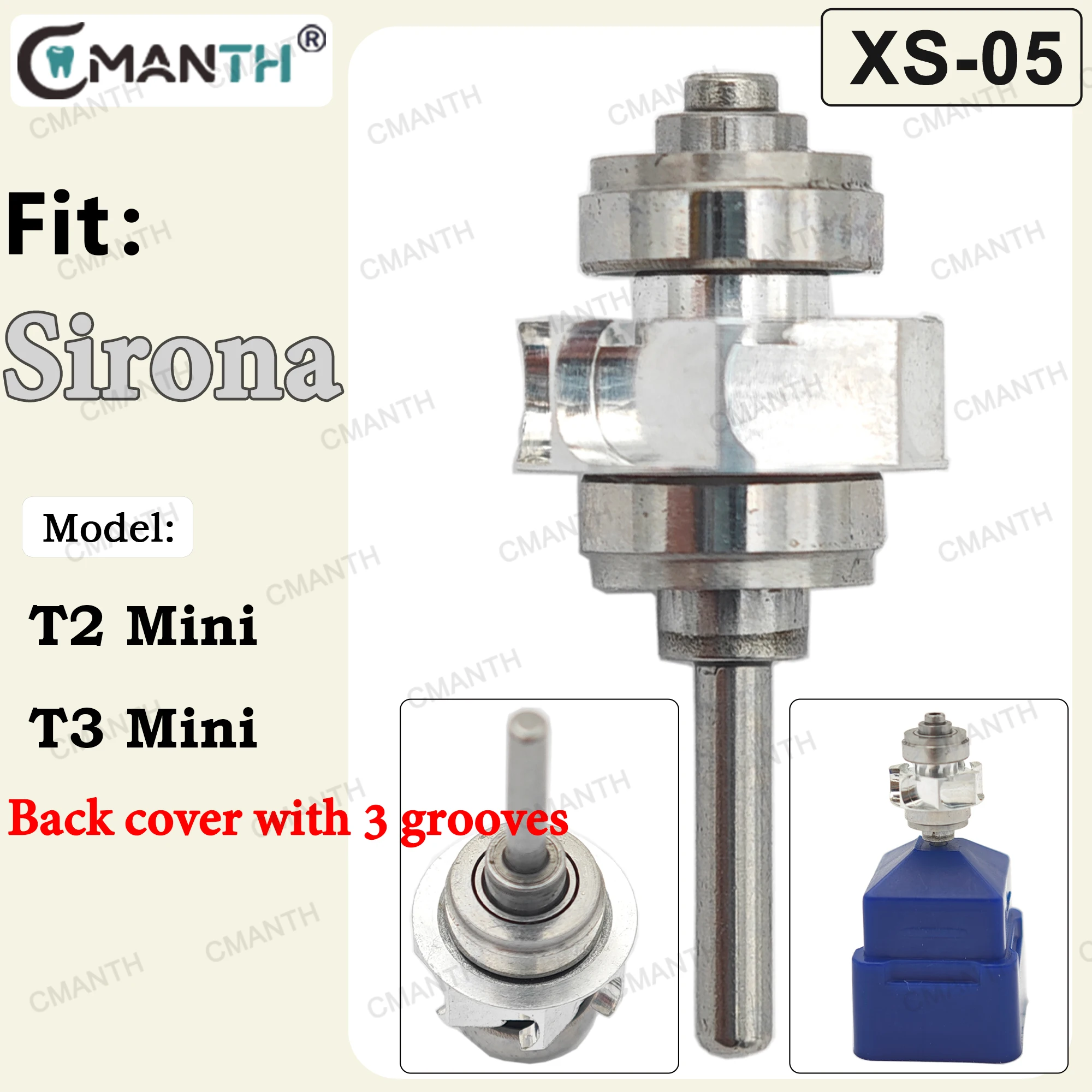 

Стоматологический воздушный роторный турбинный картридж, подходит для Sirona T2 Mini T3 Mini, высокоскоростной наконечник, аксессуары, стоматологические лабораторные товары