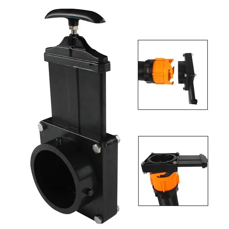 3Inch Sewagevalve Water Tank Drain Valve Detachable Travel Trailers Fittings For Portable RV Campers Sewer Hose Caravan