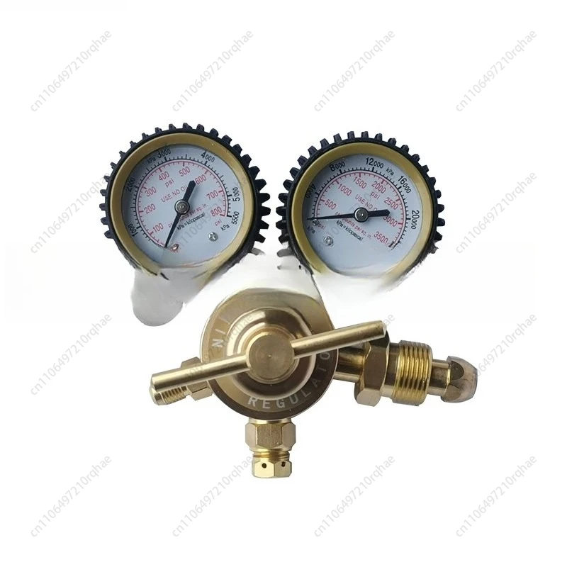 

1Pcs American Style High-Pressure Nitrogen Pressure Reducing Valve HX-D-0033 All Copper High-Pressure Nitrogen Pressure Reducer