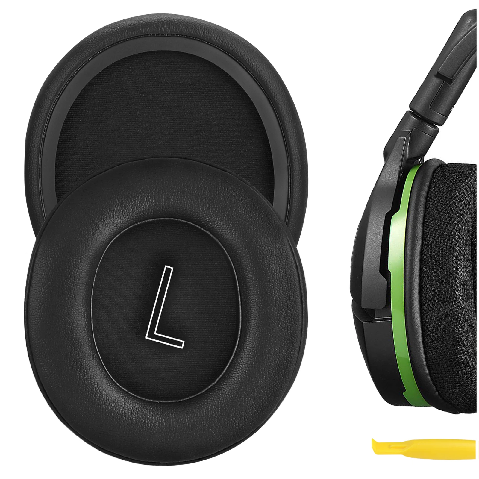 Geekria-Almofadas de substituição QuickFit, Almofada de ouvido, Turtle Beach, Stealth 600, Stealth 500, Stealth 400, Stealth 300
