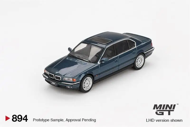 

[Предпродажа] MINI GT 1:64 750IL Sorrento Blue Metallic LHD 894, литая под давлением модель автомобиля