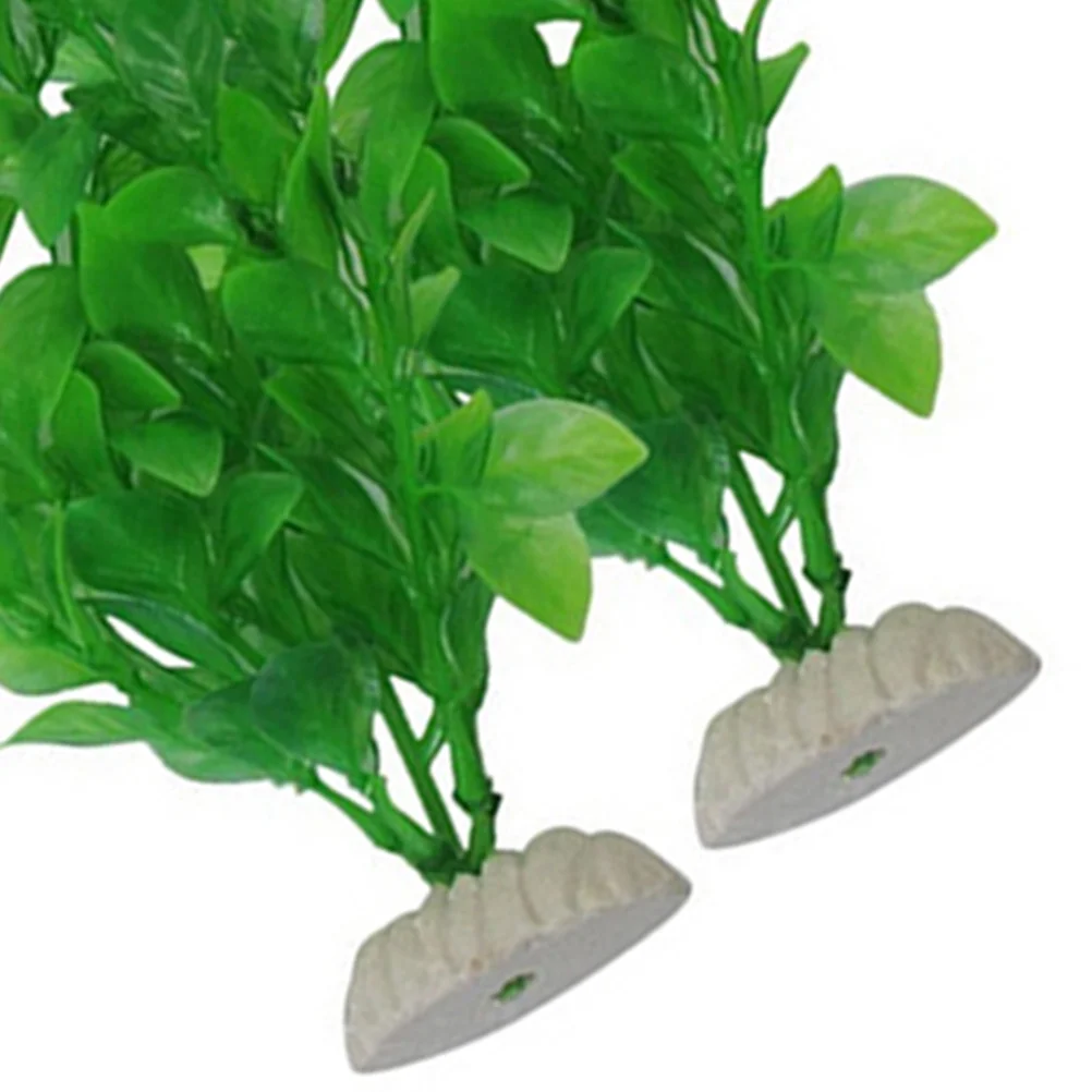 

3Pcs Vivid Plastic Plants for Aquariums Fresh Salt Water Compatible Beautiful Fish Tank Ornament Aquarium Plants