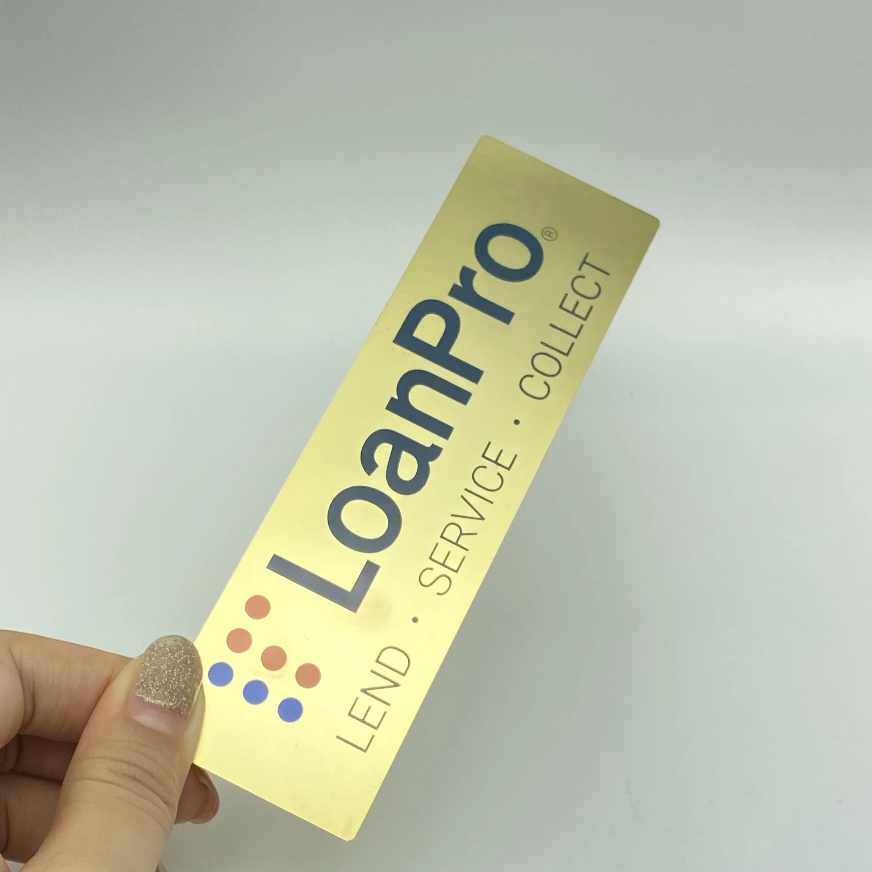 بطاقة عمل معدنية رخيصة الثمن لآلة النقش بالليزر