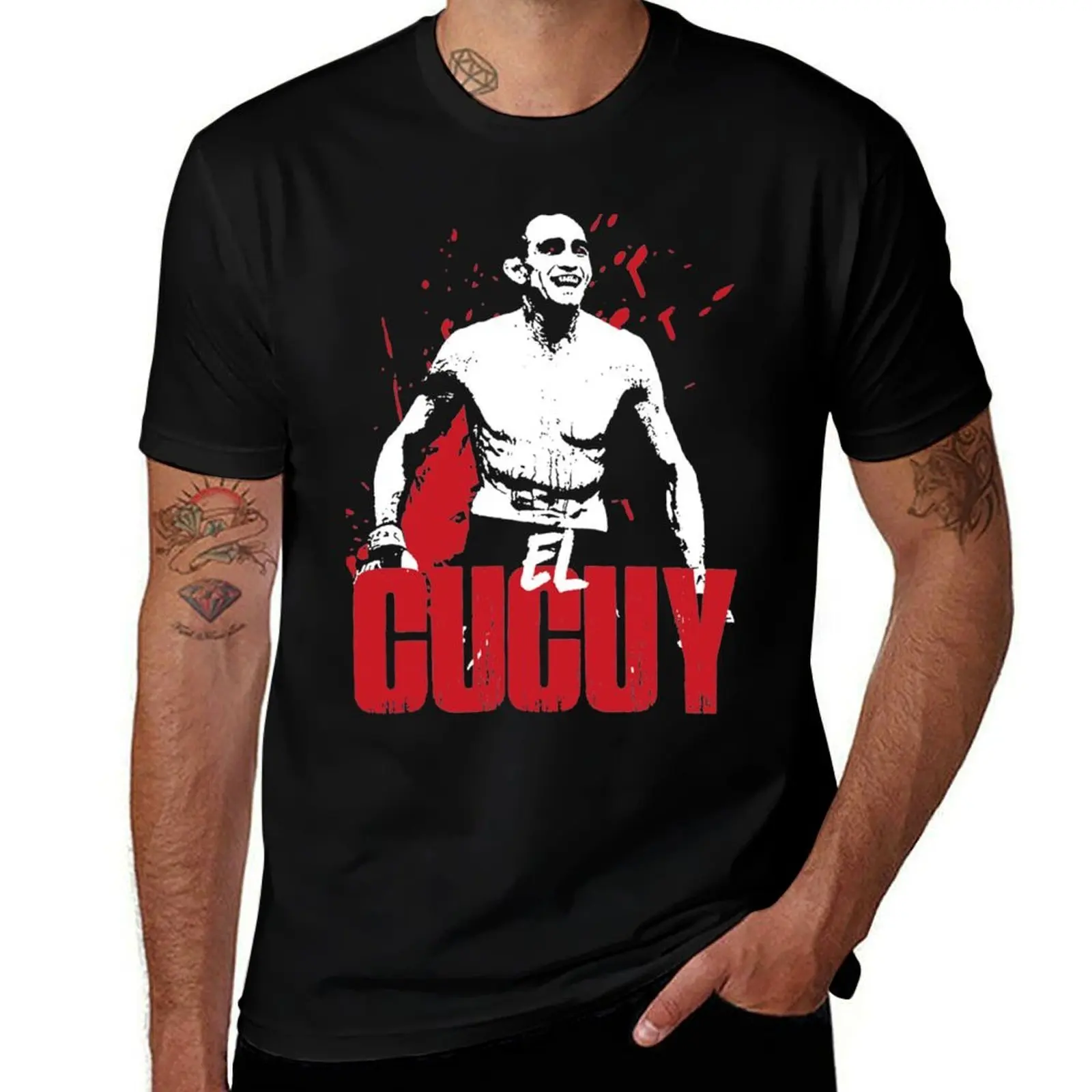 

EL CUCUY - TONY FERGUSON Essential T-Shirt Soft Casual Short Sleeve Cotton Tee