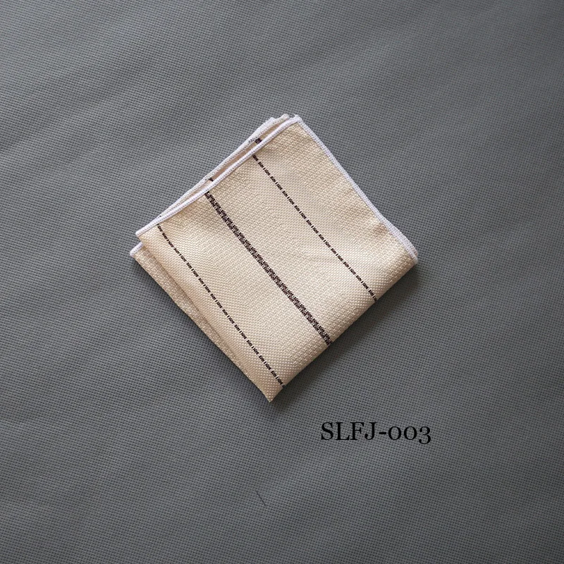 5pcs Men's Suit Dyed British Pocket Towel Korean Version Casual Pattern Business Groom Chest Towel Wearing Handkerchief