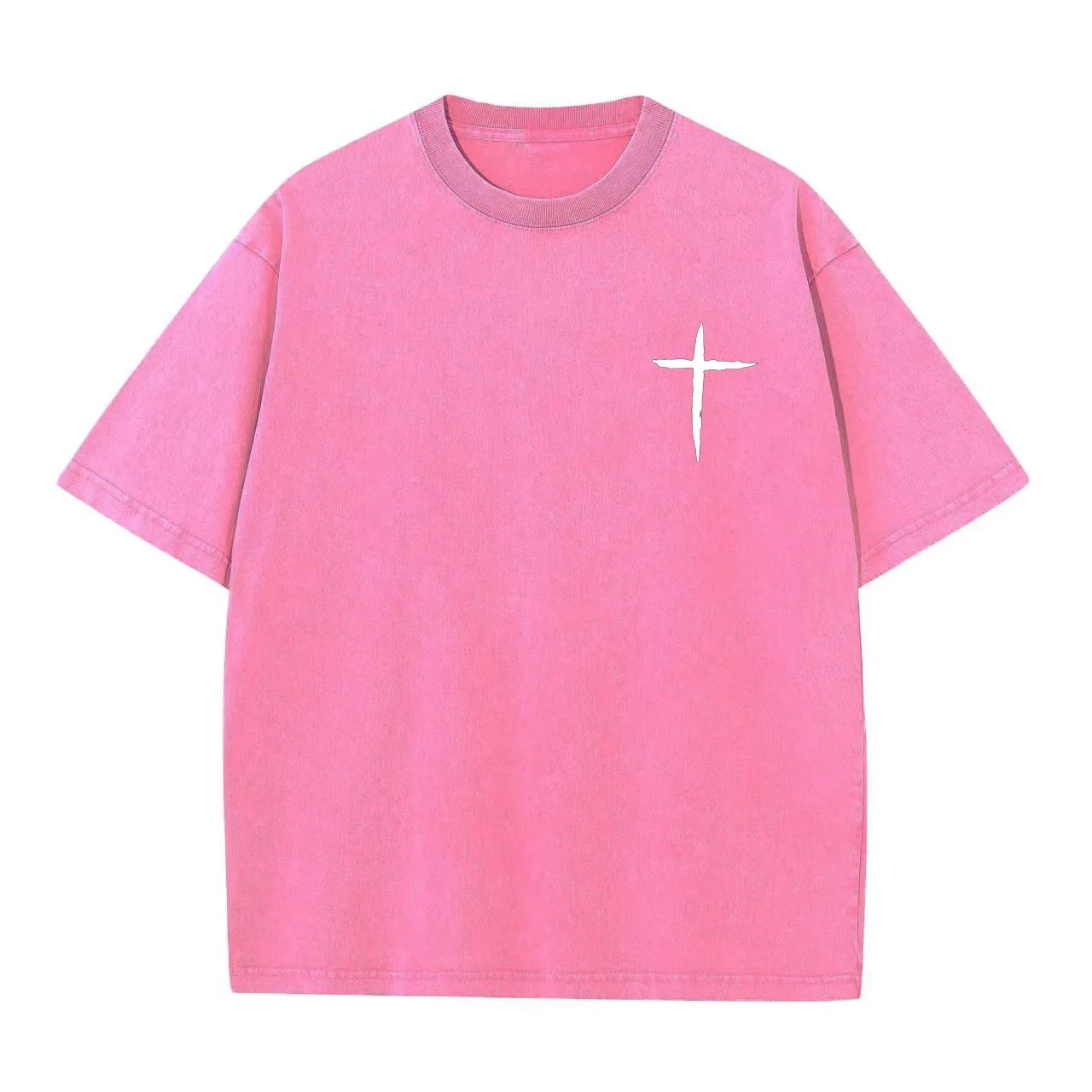 

Футболка с эффектом потертости и ручной росписью, женская, с коротким рукавом, из мягкого хлопка, повседневная, модная, удобная, базовая, летняя