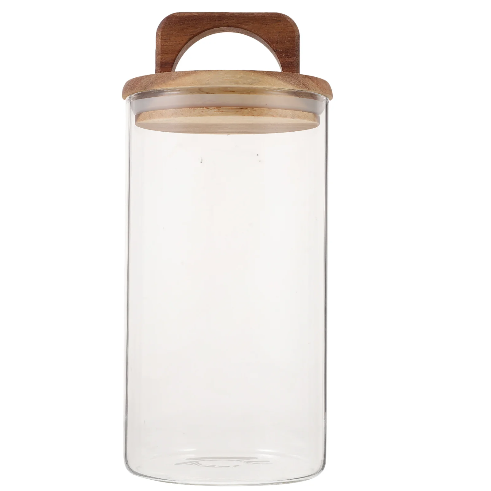 

Glass Storage Jar Sealed Transparent Canister Multi-Functional Kitchen Container for Tea Coffee Sugar Grain Snacks