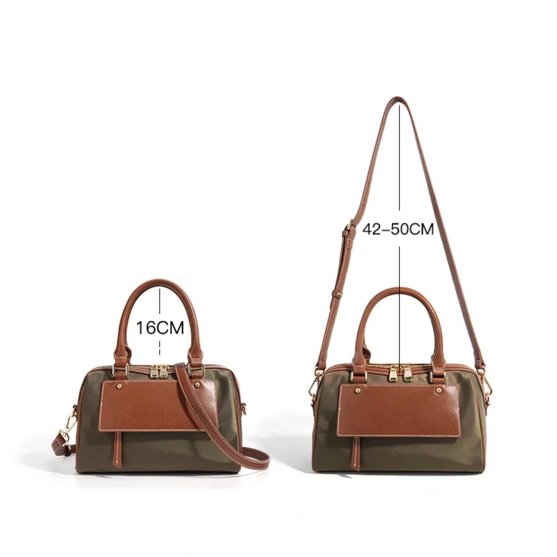 Jonlily-Bolso de hombro Oxford de piel auténtica para mujer, bandolera de mano, bolso de día, monedero para axilas, KG1698