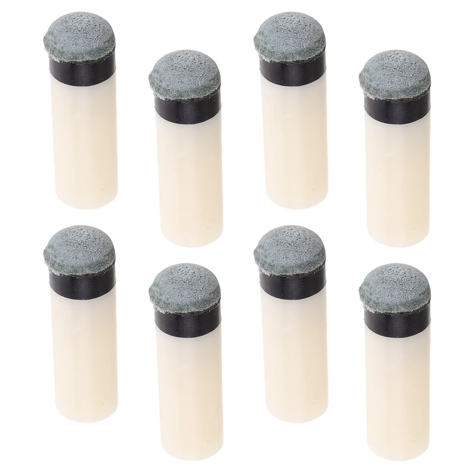 

8pcs Pool Cue Tips Kit with Billiard Stick Replacement Parts Screw On Extended Design for Cues Portable Accessories