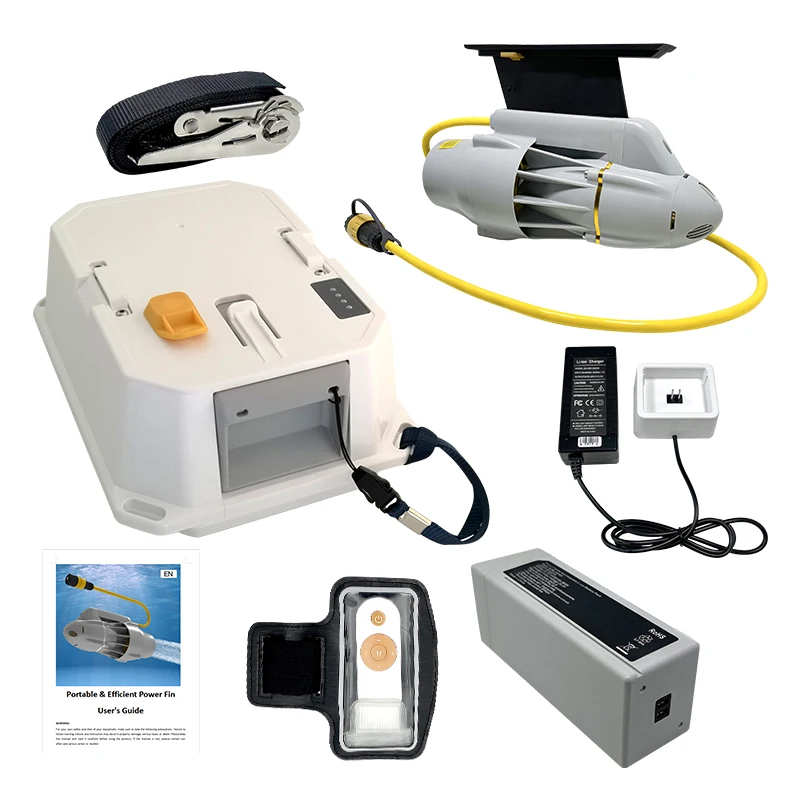 Skatinger Sup Motor Electric Fin 240W 12V DC Electric Surf Surfboard Fish Fin Motor Kayak 36v Paddle Surf Board for Sup