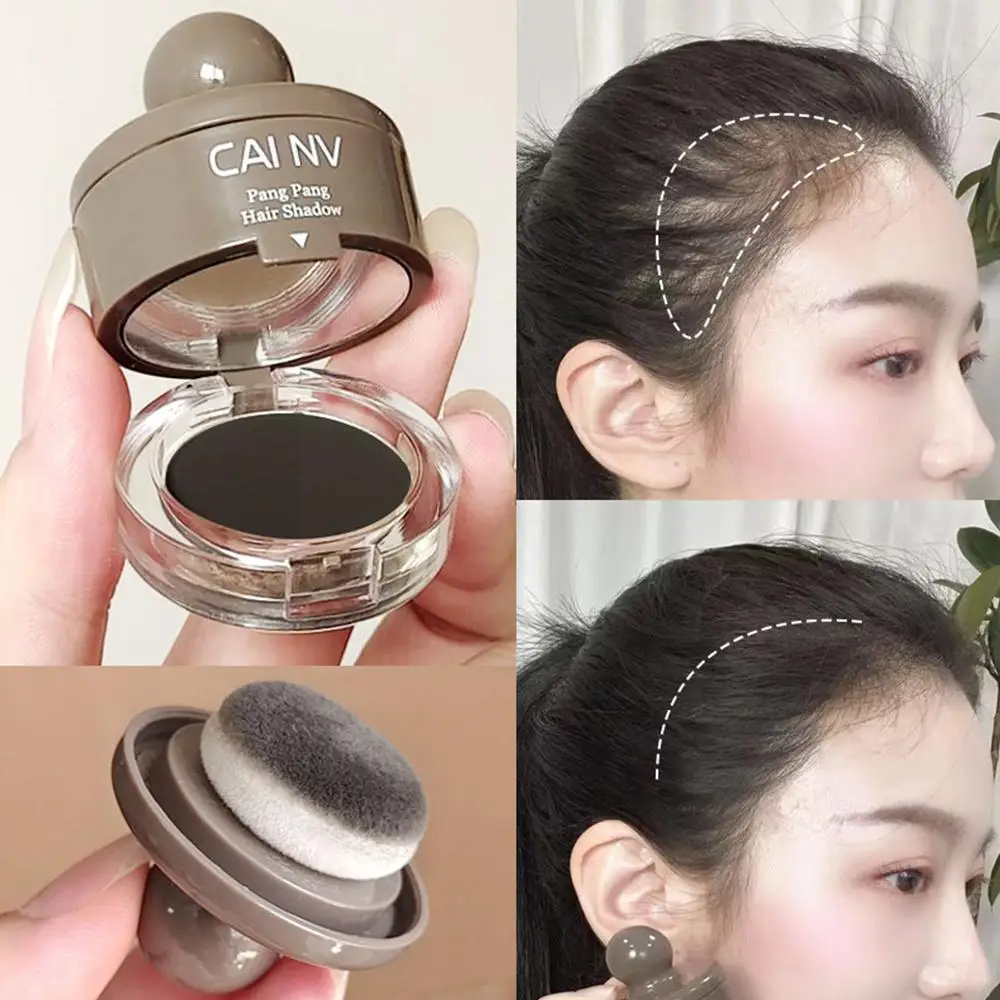 Brown Hairline Powder Hair Replacement Filling Forehead Line Hair Bun Modification Shadow Cover Waterproof Sweat-Proof Powd F8R2