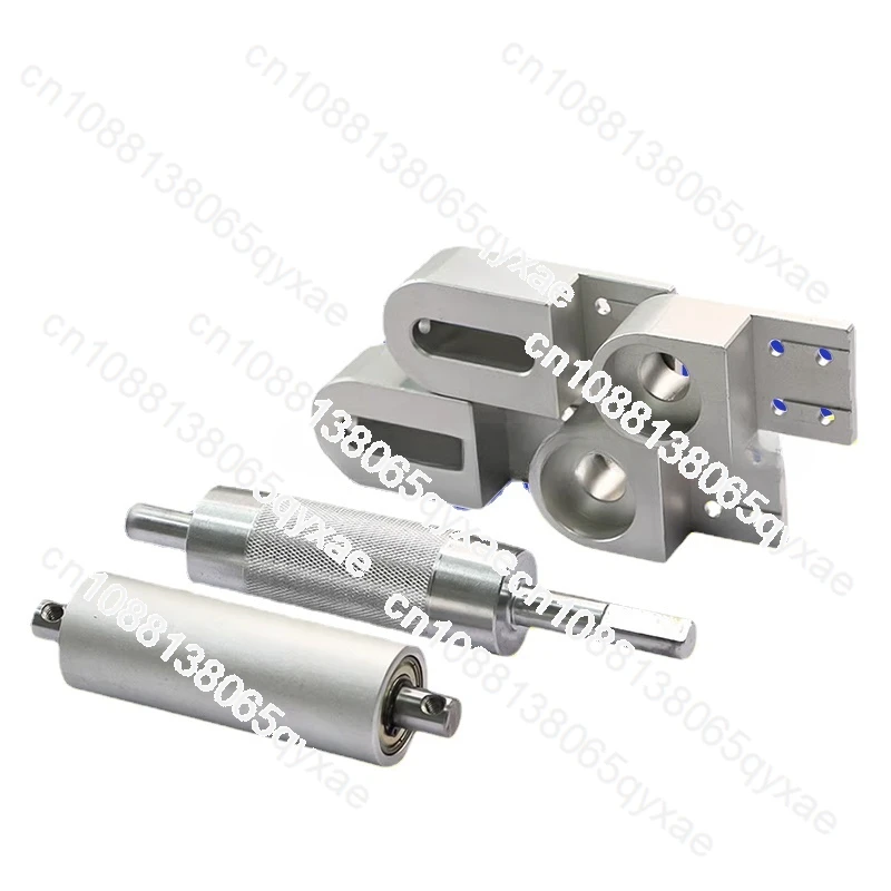 Complete Set of Conveyor Accessories, Conveyor Belt Assembly Line Rollers, Master and Slave Power Rollers, 2040CNC Aluminum Seat