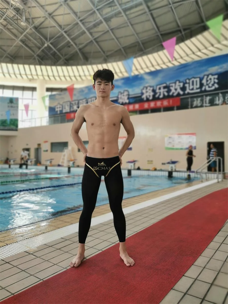 Yingfa F1905 professional competition quick-drying men's one-piece swimsuit