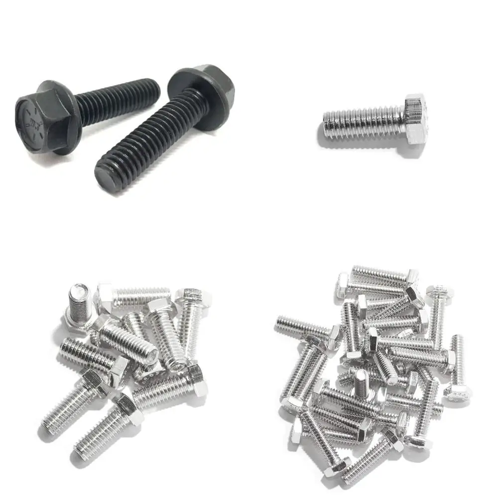 

Grade 8 Coarse Thread Hex Flange Bolts, 30 Pieces, 1/2-13x1-1/4, Phosphate and Oil Coated for Durability