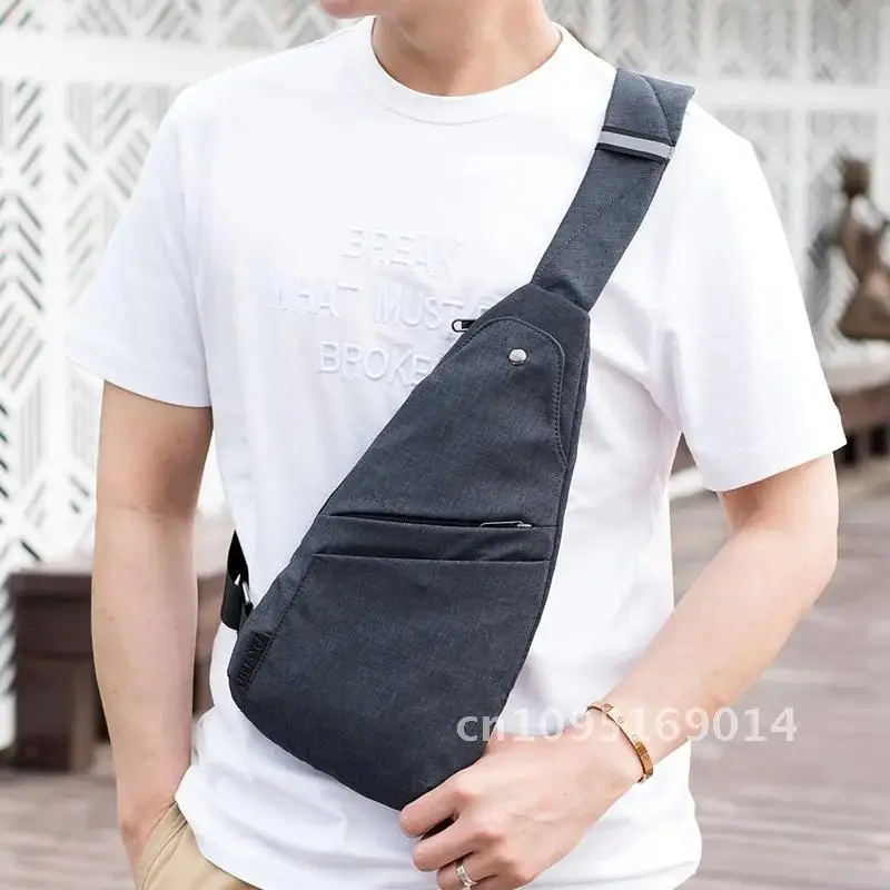 

small anti-theft bagpack sling one shoulder sport bag waterproof dropshipping slim bag small chest mini crossbody bag travel