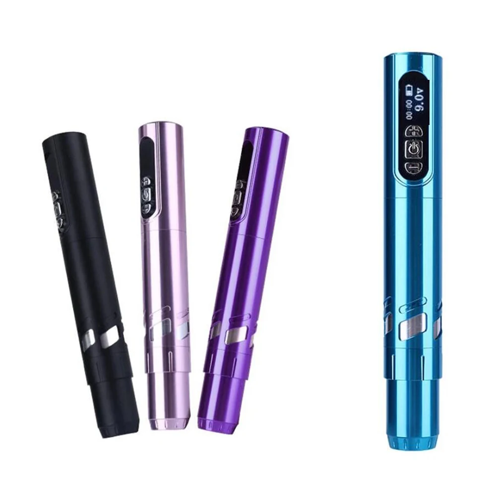 

Professional Wireless PMU Tattoo Machine Electric Mute Nano Permanent Makeup Eyebrow Pen for Precision Skin Art