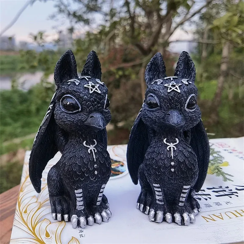 

Mythology Creature Figurines Cerberus Unicorn Dragon Griffin Ouroboros Resin Mini Statues Home Decor Gift for Desk Room
