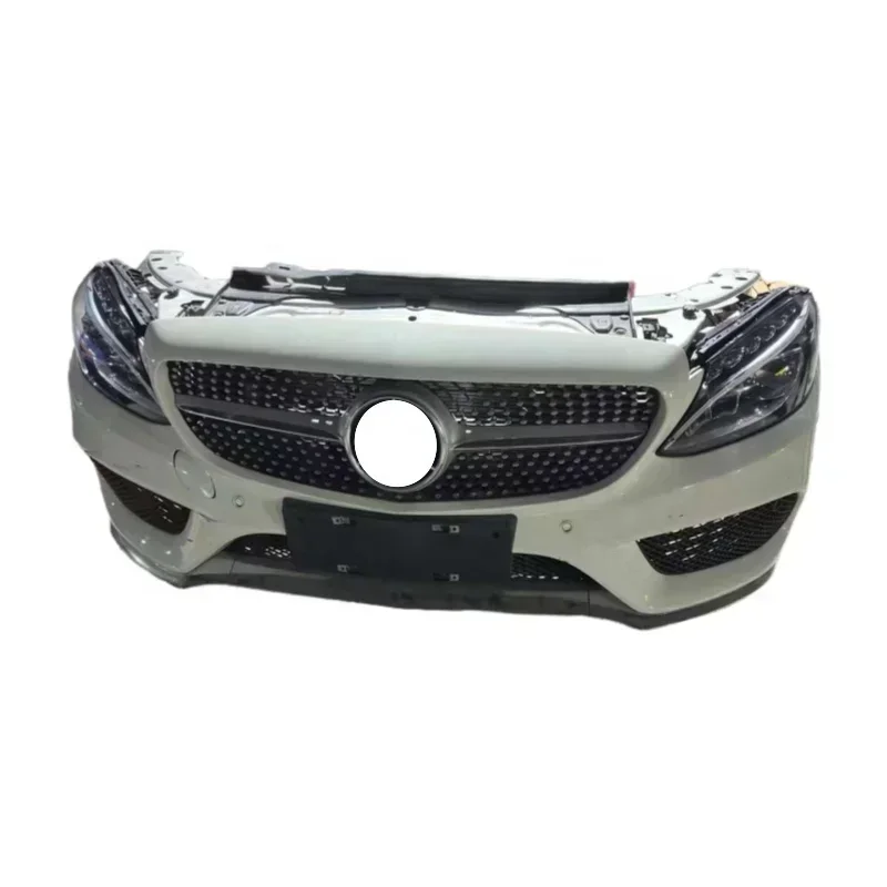 

for Mercedes Benz C-Class W205 Front Bumper Assembly with Radiator and Headlights For Front Bumper Replacement